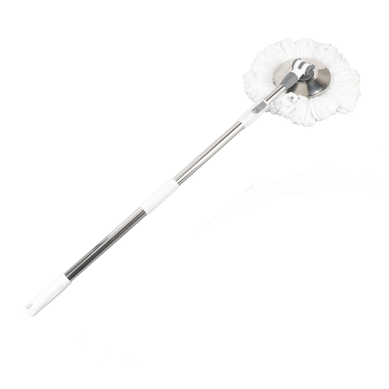 Generic Cubo de Fregona Giratorio de 360 ​​Grados con Juego de Escurridor para Limpiar el Suelo sin Esfuerzo en Casa con Cabezal de Fregona de Microfibra