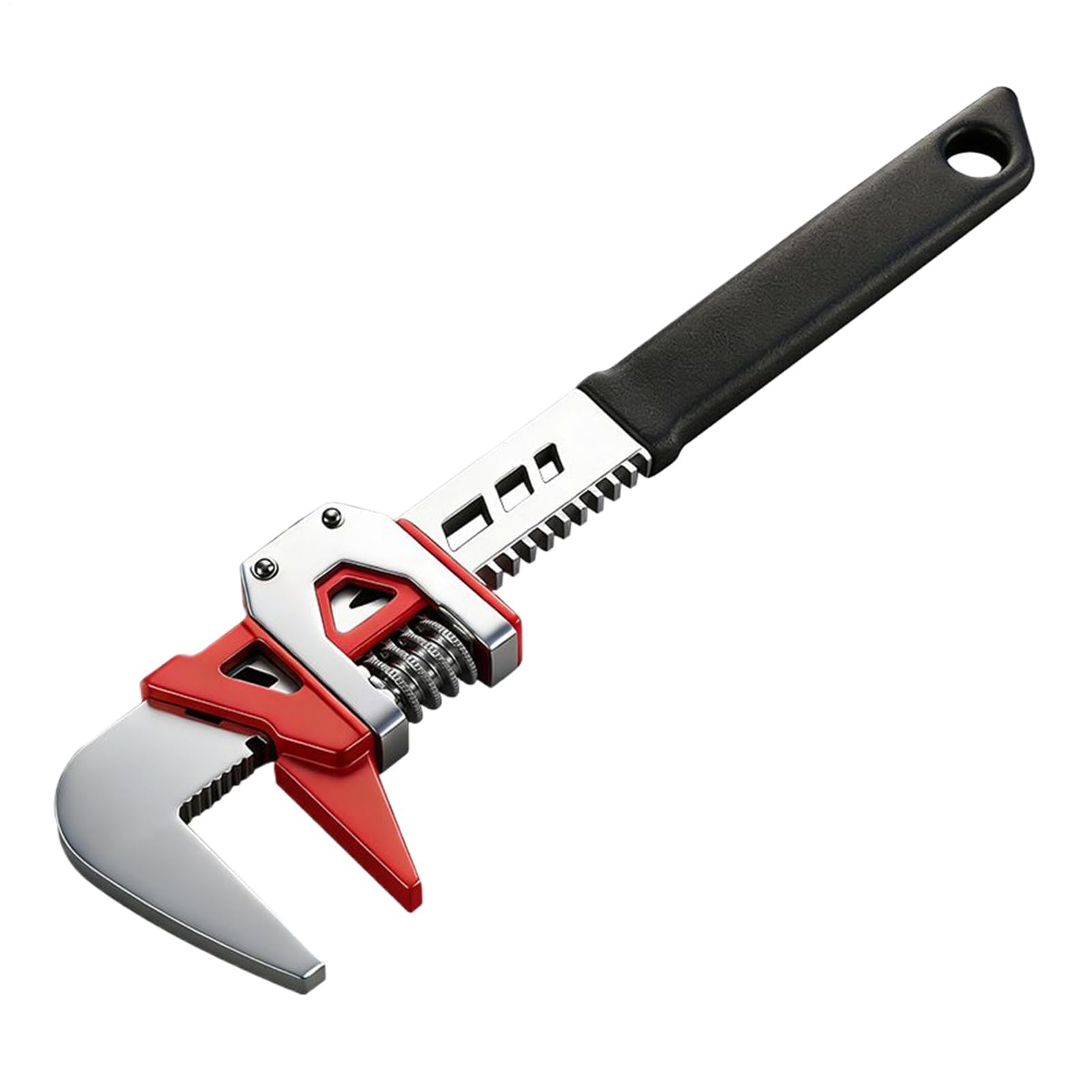 Muiltvoe Wide Jaw Adjustable Wrench | Heavy-Duty Portable Spanner - Long Handle Metric Pipe Wrench - For Garage Workshop Electrician Automotive Repair Pipe Nut Bolt Sink Faucet Shower