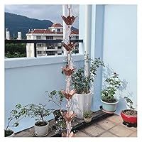 Regenketting Dakgoot Afvoer Regenvanger Ketting, Decoratie Regenketting voor Tempel Dakgoot Downspout, Buitentuin Regenwaterketting, Aangepaste Lengte (Size : 240cm (8ft
