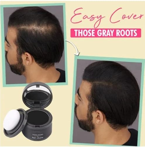 Youthcolor Hair Shading Powder, Hairline Shadow Powder, Hair Building Fibers Hairline Powder, Waterproof Hair Shading Powder, Magical Fluffy Thin Hair Powder, Hairline Powder (5#Black) #TOP1