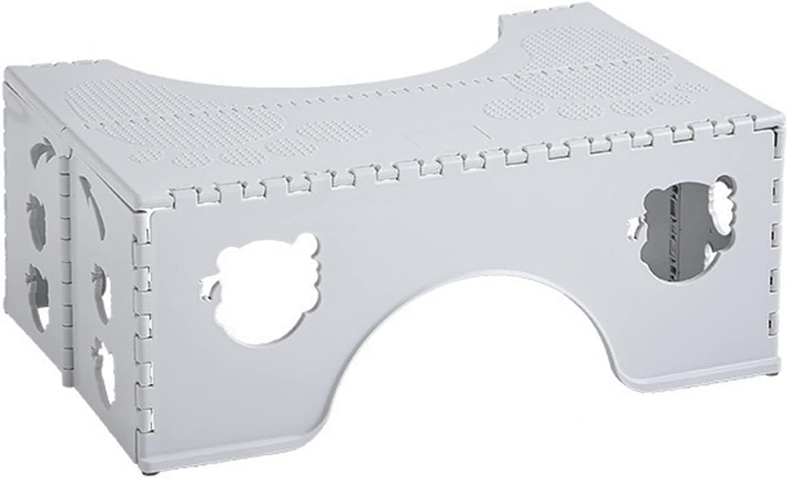 Toilet Stool, Footstool, Folding Footstool, Adult Footrest, Squat Stool, Footstool, Thickened Footstool.(E)