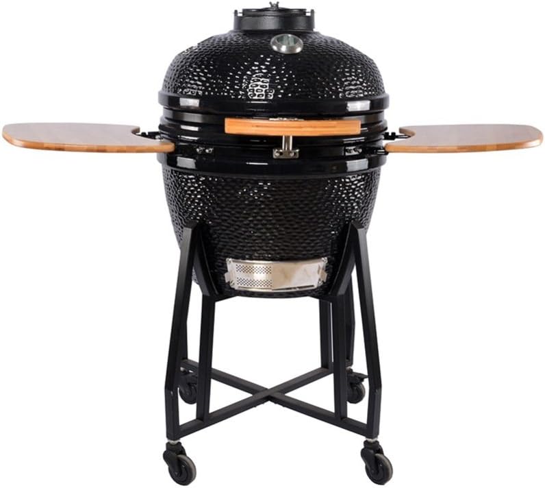 WOSHENG (ship from US) 22 inch Kamado BBQ Ceramic Grill Cooker