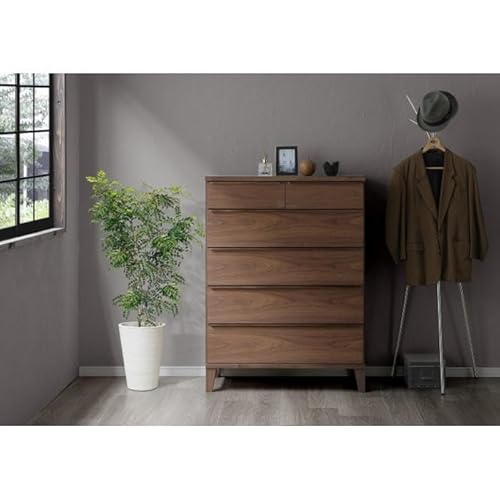 レオ 90-5ハイチェスト:ウォールナット