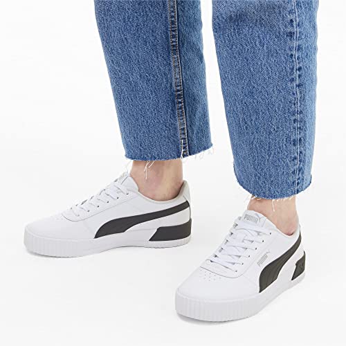 Image of Puma Womens Carina Lux L White- WhiteSneaker