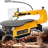 ErShangMao Elektrische Stichsäge Für Holzbearbeitung – Multifunktionale Dekupiersäge Mit Variabler Geschwindigkeit Und 10 Sägeblättern – 180-W-Elektro-Dekupiersäge Mit Flexibler Welle TypeA