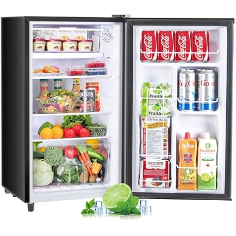 Zibbizo Mini Fridge 3.2 Cu.Ft Cover