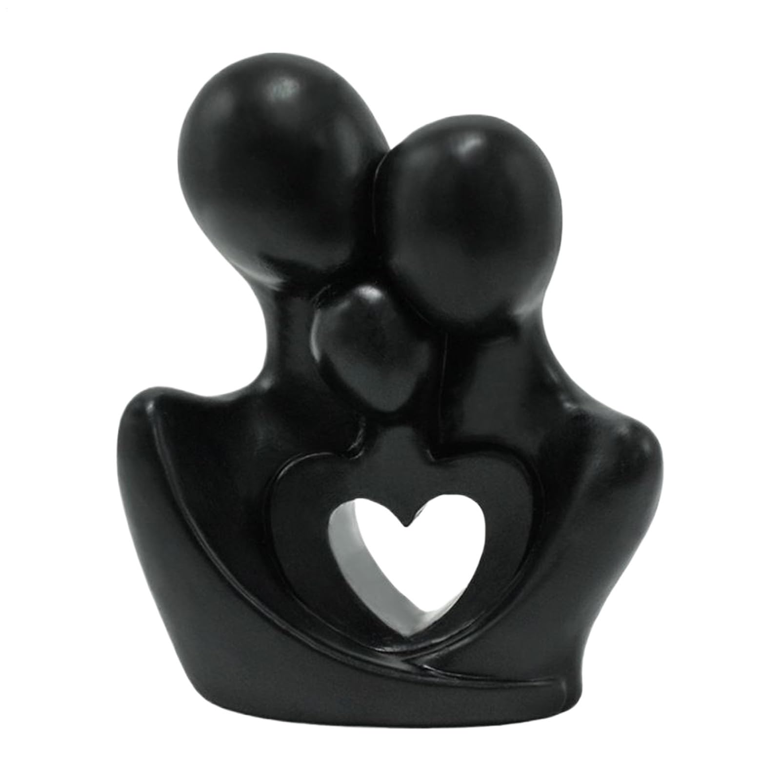Cadeaux design pour salon : lot de 3 statues en résine abstraites