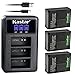 Kastar GOPRO3 Battery (3-Pack) for GoPro HD HERO3, HERO3+, AHDBT-302 work with GoPro AHDBT-201, AHDBT-301, AHDBT-302