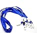 Rockin Beads 20 Economy Kids Blue Neck Strap Lanyard for Id Card 16 Inch Long
