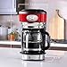 Russell Hobbs CM3100RDR Retro Style 8-Cup Coffeemaker, Red