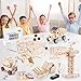 STEM Kits for Kids Ages 8-10 10-12, Wood Building Crafts Kit for Boys 8-12, Model Car Kit, 3D Wooden Puzzles Woodworking Science Projects, Construction Engineering STEM Toys for 8 10 13 12 14 Year Old