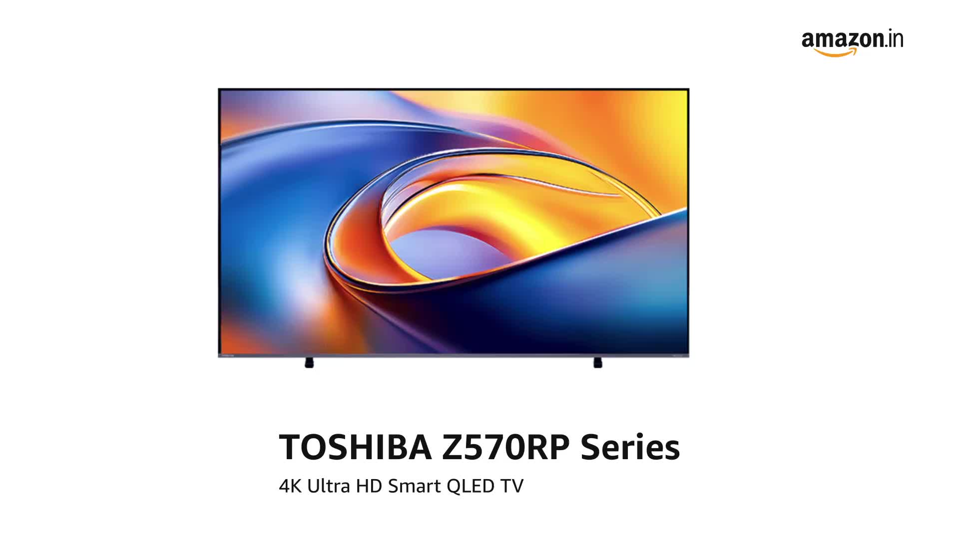 TOSHIBA 189 cm (75 inches) Z570RP Series 4K Ultra HD Smart QLED TV