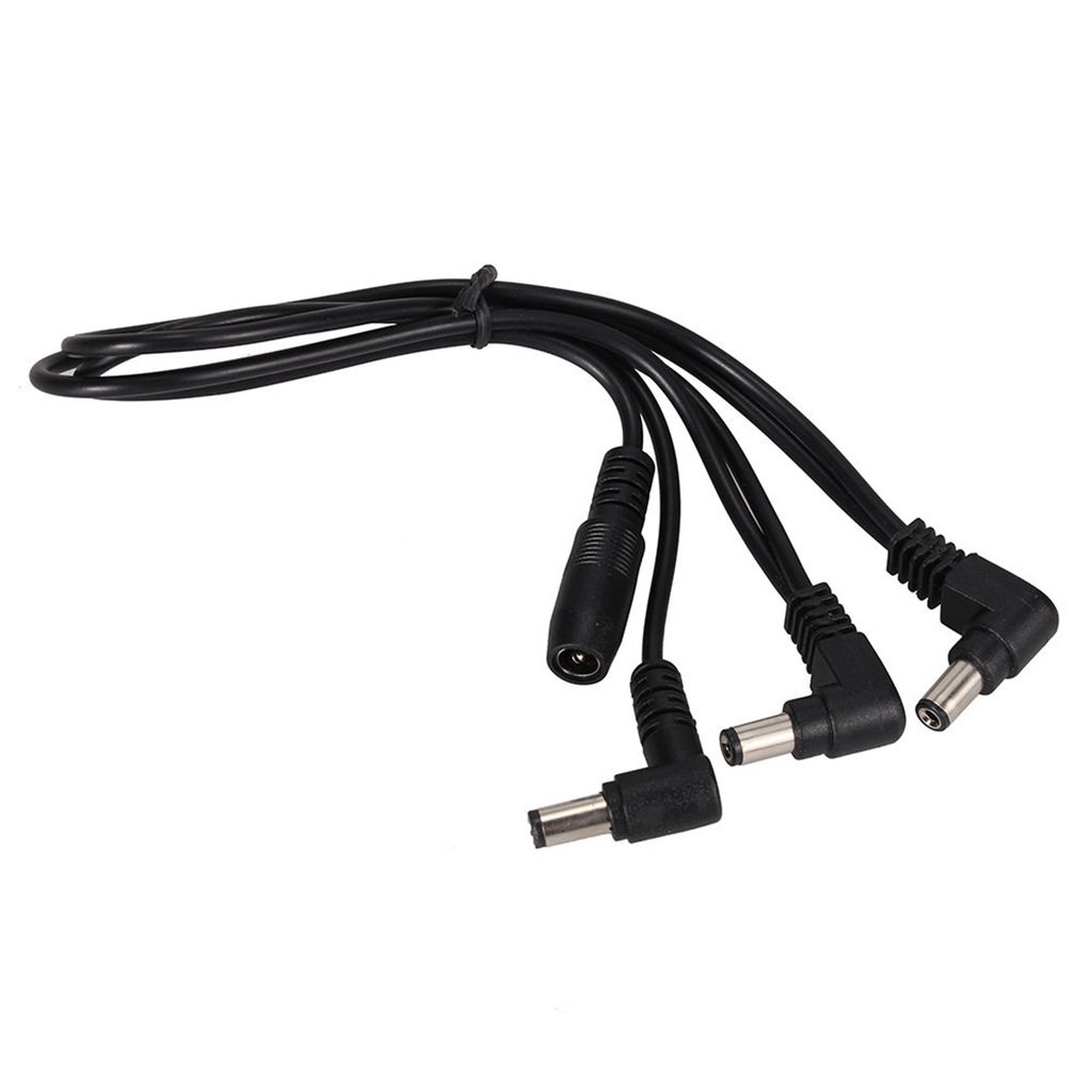 1 to 3 Cable Daisy Chain Guitar Effect Pedal Power Supply Splitter Cable Adapter
