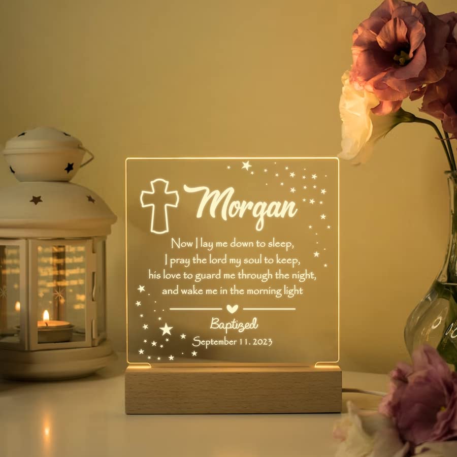 Lámpara de noche personalizada para niños con nombre miniatura 2