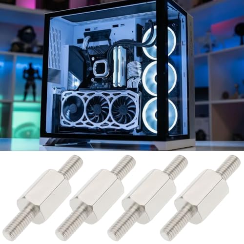eMagTech Kit de Actualización de Enfriador de CPU con Tornillos de Refrigeración Líquida de 8 Piezas CW-8960091-ABS Compatible con Corsair 115x 1700 Procesadores Color Plateado - imagen 2