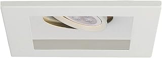 WAC Lighting, Low Voltage Multiple Single Light Trim with 8W MR16 LED Bulb in White