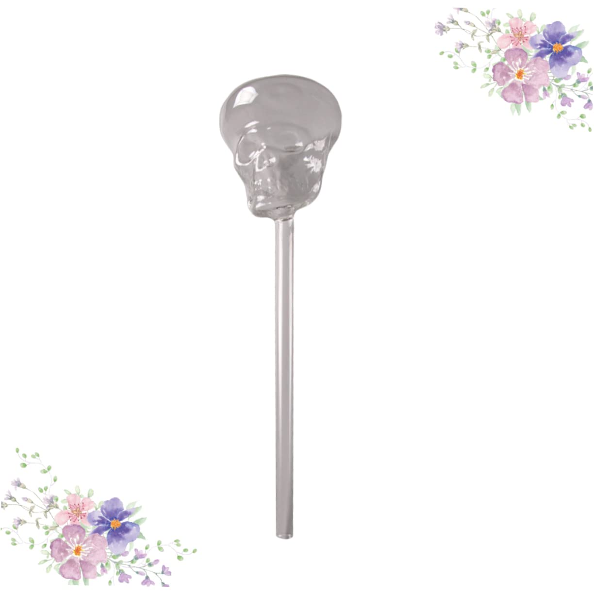 Abaodam 3 Pièces arrosage Automatique en Verre jardinières à arrosage Automatique Usine soi - Jardinière crâne - Décoration Plantes dispositifs d'arrosage des Plantes s'arroser