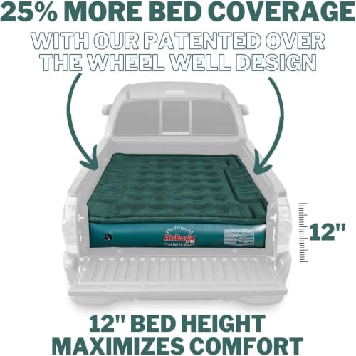 Pittman Outdoors AirBedz Lite Truck Mattress, Green, Mid Size 6 to 6.5 Ft by Pittman Outdoors - Used condition - Image 3