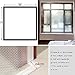 Weatherproofing Window Insulation Kit,Window Insulation Film for Winter,Window Thermal Cover Insulating Curtains,Waterproof,Windproof,Dust Proof,Reusable,Punch Free (W59xH39.4in)