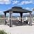 PURPLE LEAF 10' X 12' Gazebo Outdoor Aluminum Gazebo with Heavy Duty Galvanized Steel Double Roof for Patio Backyard Deck, Netting and Curtains Included, Grey