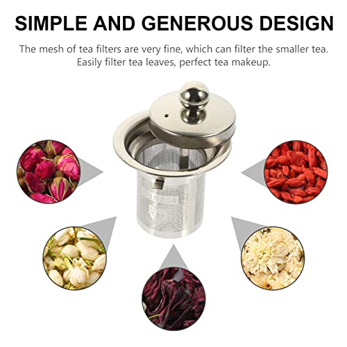 Stainless Steel Tea Strainer Insert Tea Infuser for Teapot Small with Evenly Distributed Filter for Home and Restaurant Use - Image 3