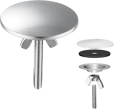 Kitchen Sink Hole Cover, 2in Kitchen Sink Cover Plate Sink Sprayer Plug Faucet Hole Cover Stainless Steel Sink Hole Cap Kitchen Sink Sprayer Hole Cover for Sink Sprayer Hole