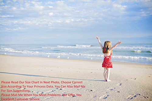 Image of Polka Dot Girls Kids Bathing Suits Adjustable Swimsuits (FBA)