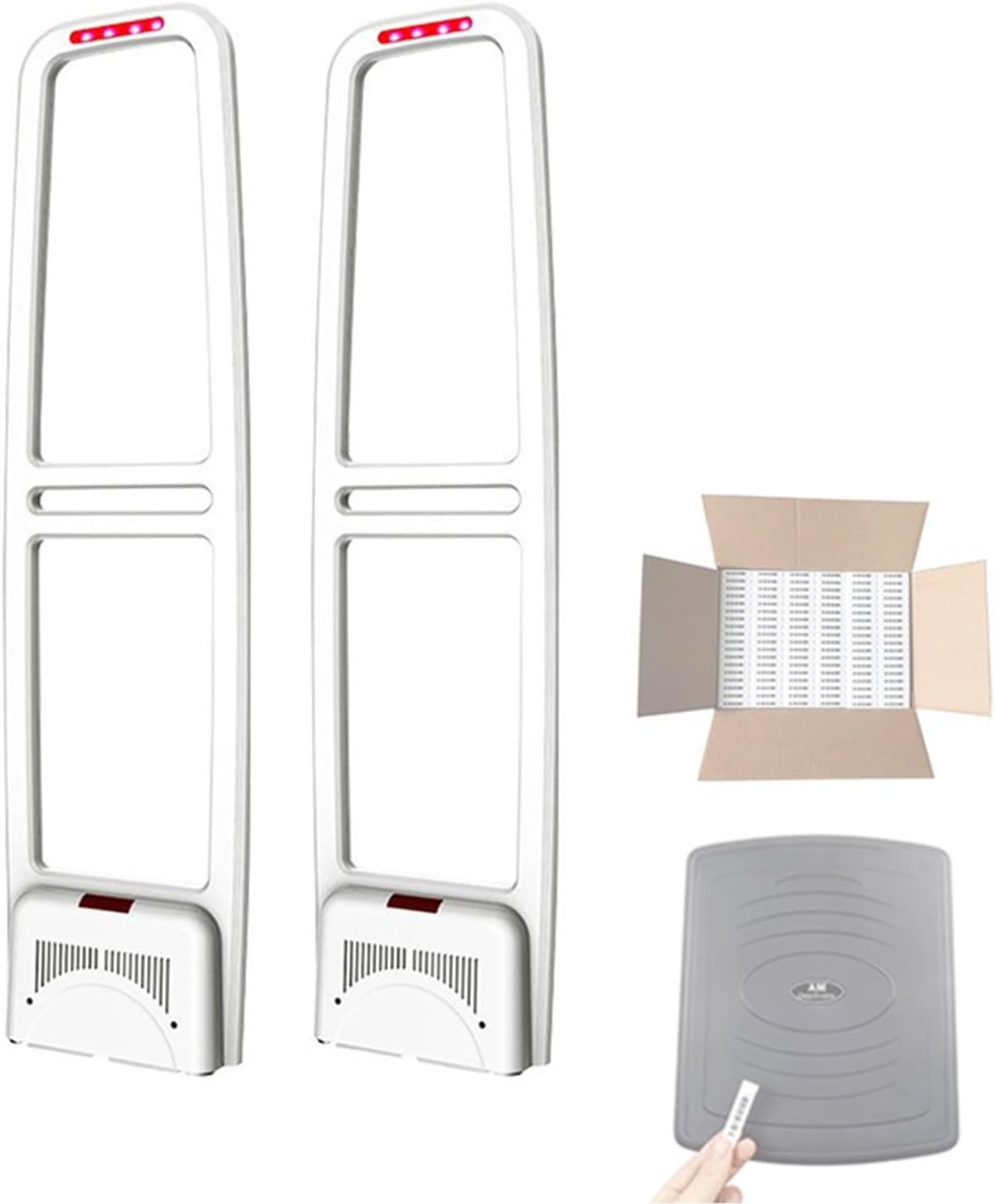 Retail Anti-Theft System Kit, EAS Security System, Includes 5000 Security Labels and Decoder, Sound and Light Alarm System for Bookstores, Reading Rooms and Supermarkets
