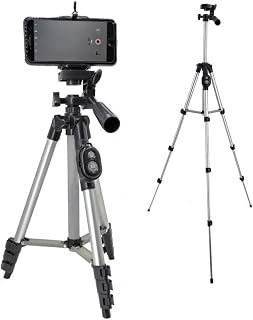 teknosepetim Profesyonel Fotoğraf Video Çekimi 106 Cm Tripod Telefon Tutucu 3388 Bluetooth Kumandalı Tripot