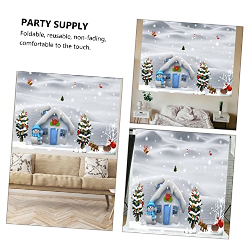Uonlytech 1 Peça Pano De Neve Sonhos Pendurado Decoração De Natal Decoração De Presépio Foto Fundo Á