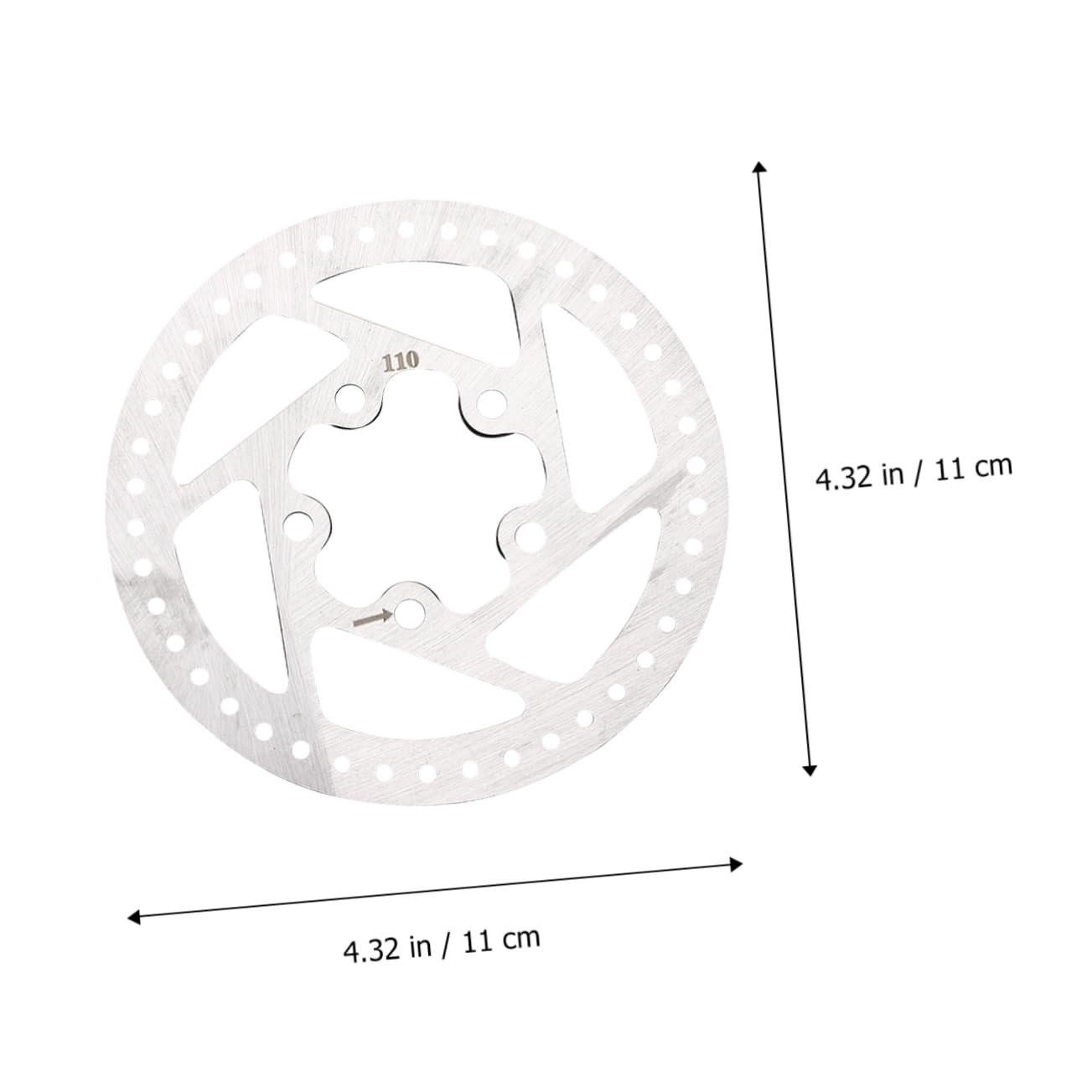 BESPORTBLE Set Freno a Disco Professionale per Scooter Elettrico M365, Pinza e Rotore in Metallo Resistente, Superficie Liscia Ergonomica, Ricambio per Monopattino, Accessorio per Sport