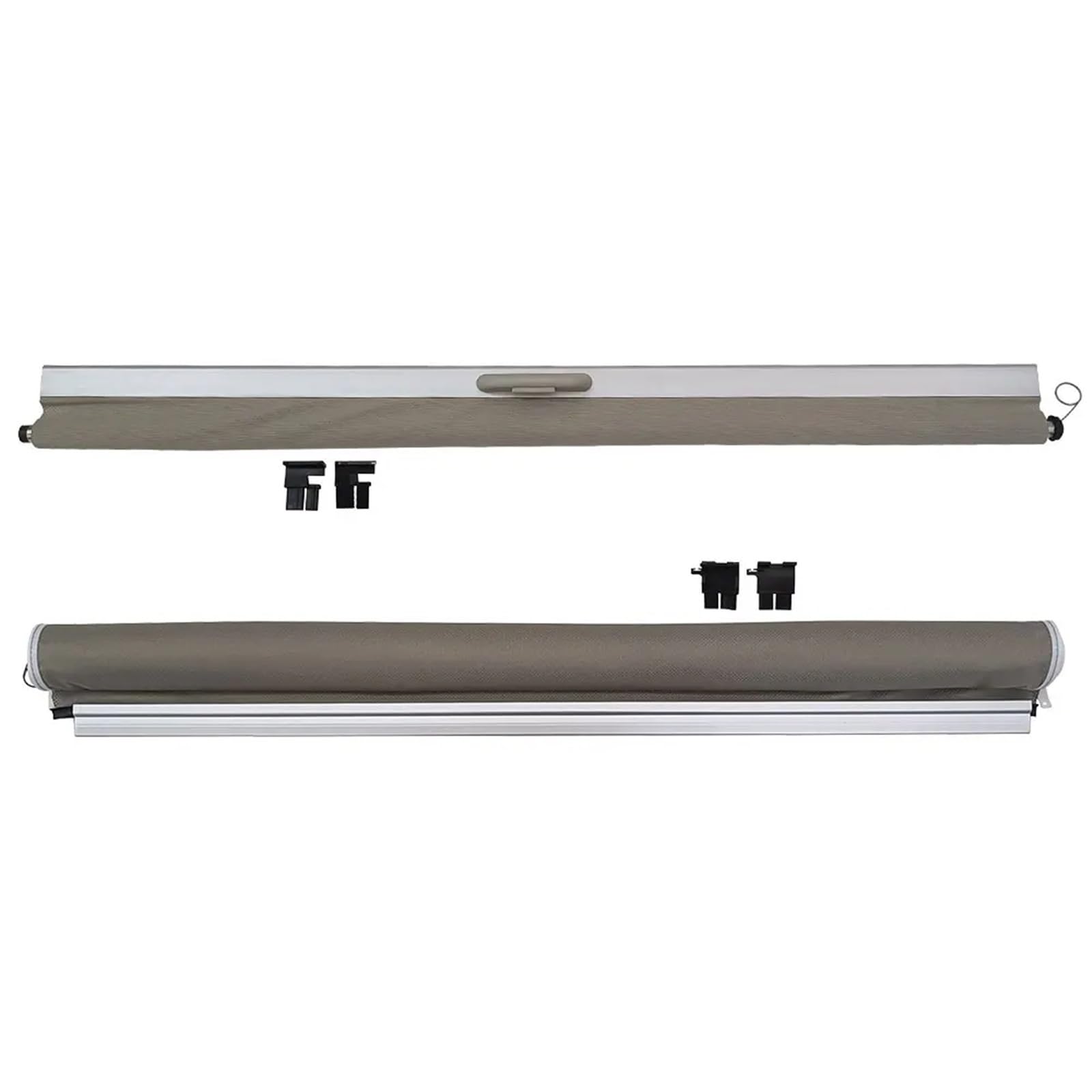 Parasol Ventana Coche para para Q7 2007 2008 2009 2010 2011 2012 2013 2014 2015, Conjunto De Cubierta De Cortina para Techo Solar Panorámico para Coche(Gray Front x Rear)