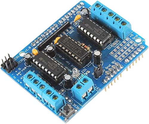 Shield D'extension L293D Pour Arduino - Contrôle De Moteurs Pour Duemilanove Et Mega - 1 Pièce, Générique Et Neuf