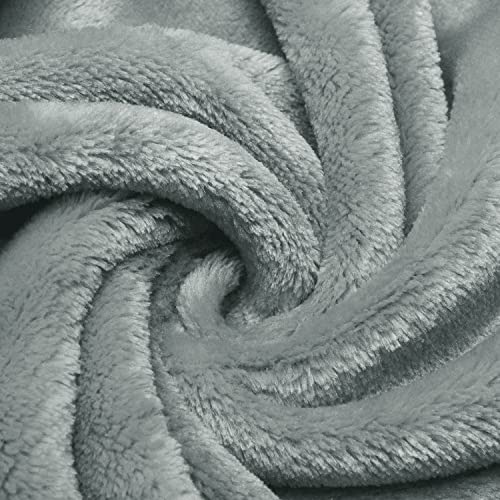 Premium Soft Fuzzy Bed, Sherpa Cozy And Warm, Fur Throw Blanket For Women& Man (50X60, Silver Grey Blanket) #TOP1