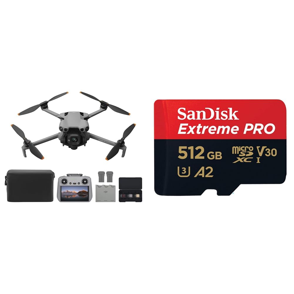 DJI Mini 5 Pro FMC Plus RC2 + SanDisk Extreme PRO 512GB microSD – Profesyonel Drone Seti