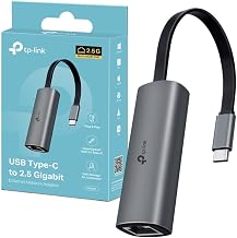 TP-Link UE302C USB C to 2.5 Gigabit Ethernet Adapter, Plug & Play, Compact and Portable Design, Windows 11/10/8.1/8/7, MAC OS, iPadOS, Chrome OS, Linux OS and iOS