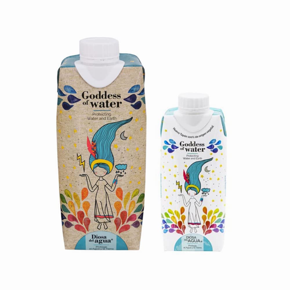 Agua ligera, extra natural de calidad prémium envasada en caja de cartón 50cl (Pack 18 Unidades x 500ml)