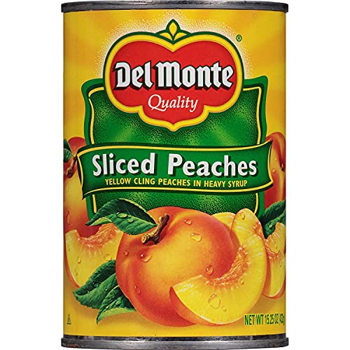 Del Monte, Sliced Peaches, Yellow Cling Peaches in Heavy Syrup, 1...