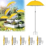 Plant Umbrellas,5Pack 360°Adjustable Garden Umbrella for Outdoor Plants