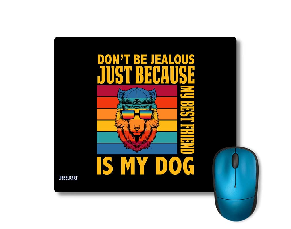 WebelkartDesigner Mouse Pad / Rubber Base Mouse Pad for Laptop, PC/Anti Slippery Mouse Pads for Computers, PC, Wireless Mouse for Desktop JC05197
