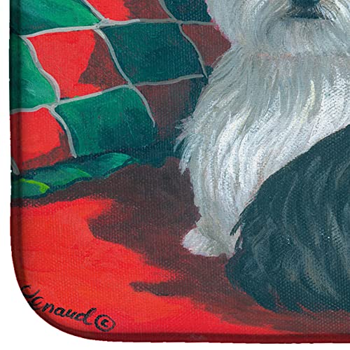 Alfombrilla para secar platos absorbente con diseño de perritos Westie y Scottie 5