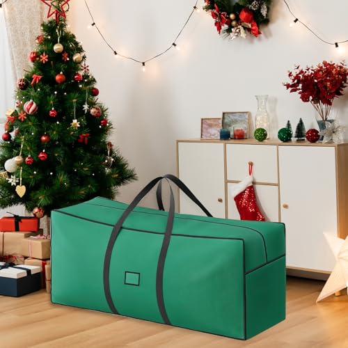 Miniatura 5 de Actoys Bolsa Para Guardar Árbol De Navidad Impermeable, Bolsa Para Árbol De Navidad, Grande Bolsa De Almacenamiento Para Árbol De Navidad, Árbol De Navidad De 210cm Verde, 120 38 50cm