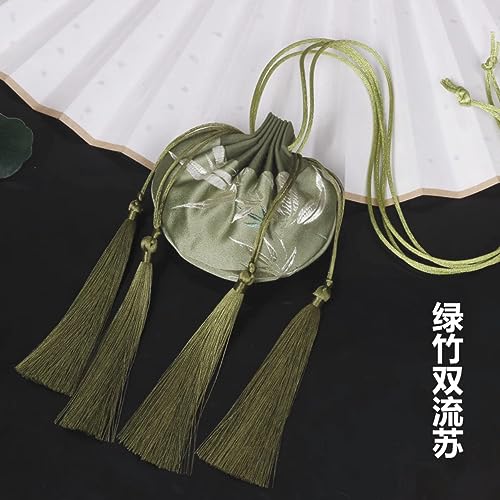 Bolsa perfumada estilo antiguo bordada de 10cm miniatura 4