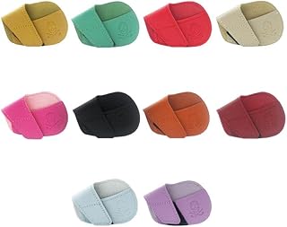 OFFILICIOUS Golf Iron Head Cover Leather With Tapes Inside Golf Club Cover Protective Head Cover Drivers Golf Accessory Protective golf club sleeves