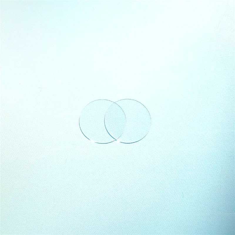 Circular Microscope Cover Glass – 100/Pk, 8mm-25mm Diameter, 0.13-0.16mm Thick, Super White Glass For Histology & Microbiology