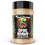 Quasi & Squatch SPOG Spawn SPG Rub – Sea Salt Flakes, Black Pepper, Onion & Garlic BBQ Dry Seasoning | All-Purpose Meat Rub for Brisket, Butt & Grill | 220 g Jar