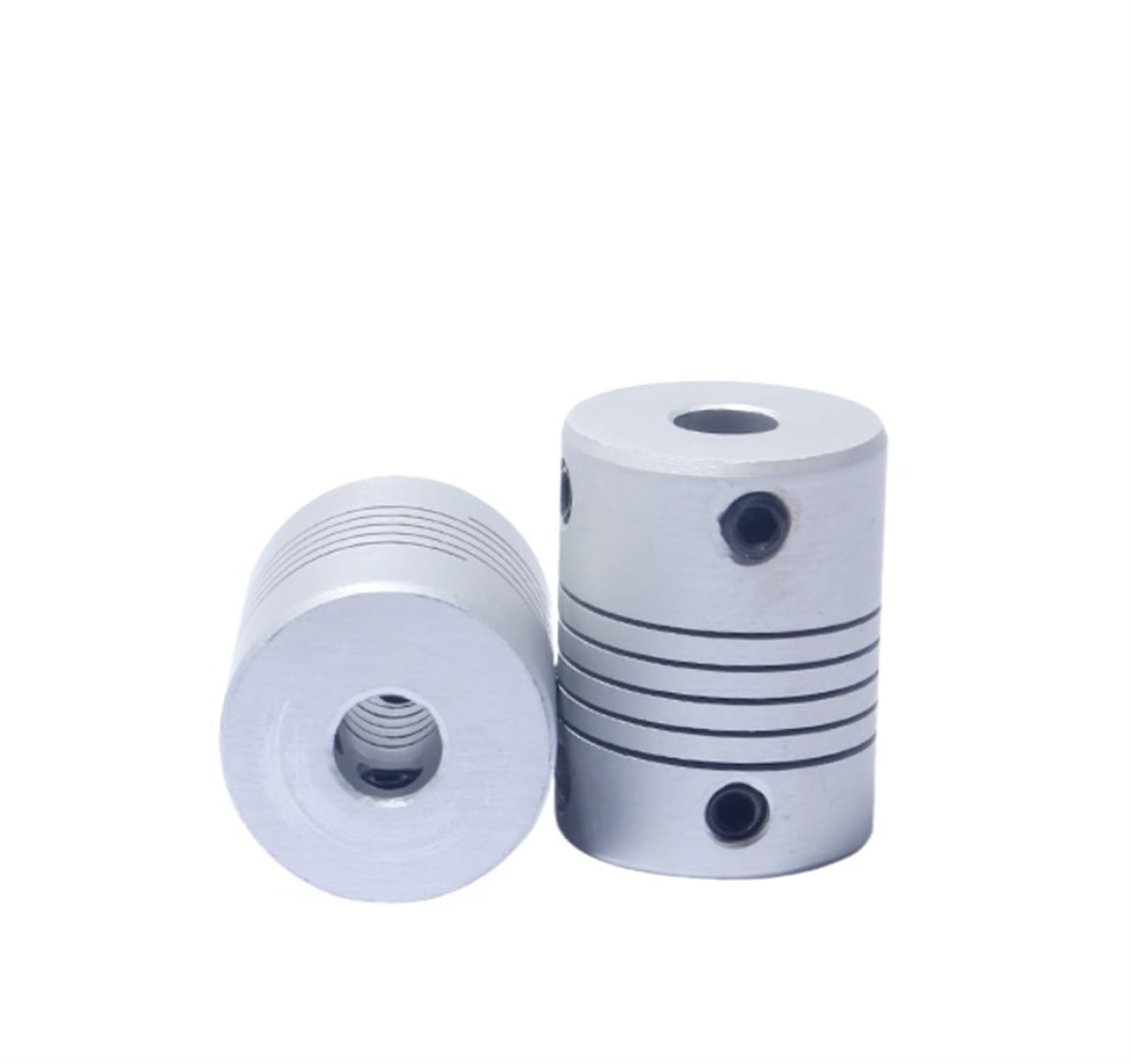 Rigid Coupling,Stainless Steel Rigid Coupling 4pcs D19L25 CNC Motor Shaft Flexible Coupling(3 x 5)