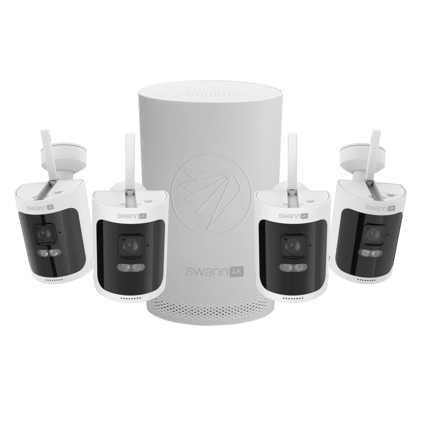 Swann AllSecure 4K Wireless Security System with 4X Wire-Free Cameras ...