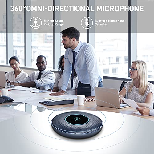 Allgetc® Konferenzmikrofon PC Mikrofon, Tischmikrofon Plug & Play, USB Microphone für Zoom, Skype, Gomeeting, Microfon… – Bild 5