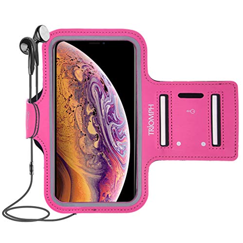 Wasserdichte Handy-Armband-Schutzhülle für iPhone Xs Max, XR, X, 8 Plus, 7 Plus, 6 Plus, iPod, Samsung Galaxy S9 Plus, mit Schlüsselkarten,